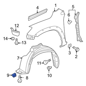 Toyota OE - Mud Flap Clip