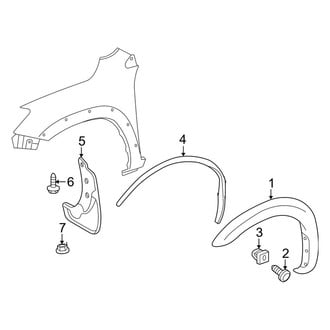 Toyota OE - Fender - Exterior Trim