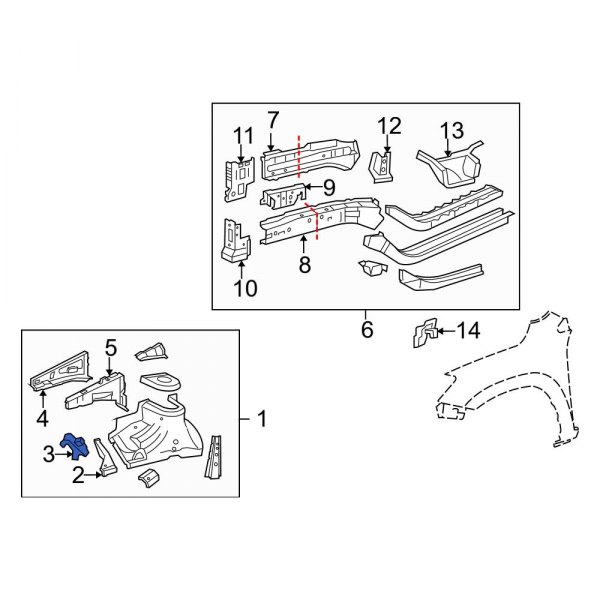 Fender Extension Panel