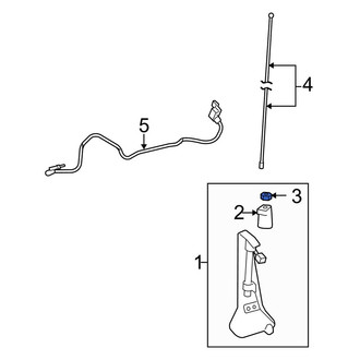 Toyota OE - Radio Antenna Base Nut