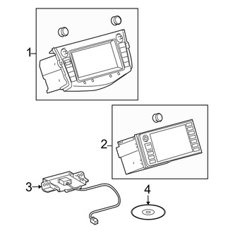 Toyota OE - Electrical - Navigation System Components (2.0L / 2.4L / 2.5L / 3.5L)