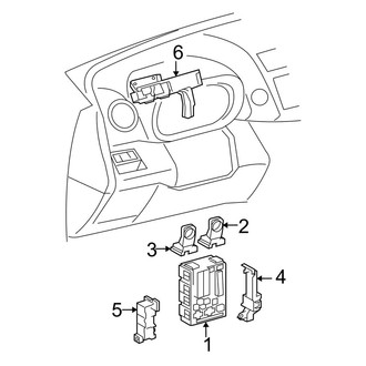 Toyota OE - Electrical Components (Instrument Panel), (2.0L / 2.4L / 3.5L)