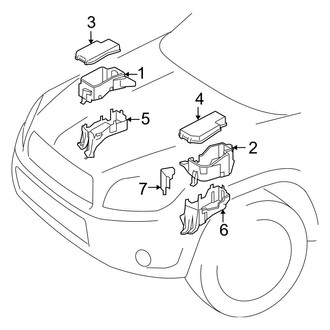 Toyota OE - Electrical - Fuse & Relay (Under Hood)