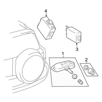 Toyota OE - Electrical - Tire Pressure Monitor Components