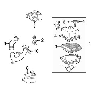 Toyota OE - Engine / Transaxle - Air Intake (3.5L)