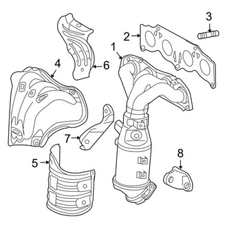 Toyota OE - Exhaust System - Manifold (2.4L)