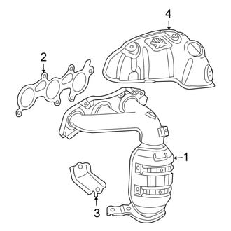 Toyota OE - Exhaust System - Manifold (3.5L)