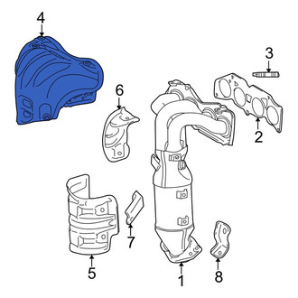 Toyota OE - Upper Exhaust Manifold Heat Shield