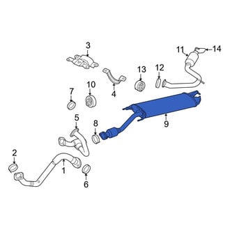 Toyota OE - Exhaust Muffler