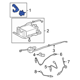 Toyota OE - Exhaust Gas Recirculation (EGR) Vacuum Delay Valve