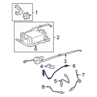Toyota OE - Front Left Oxygen Sensor