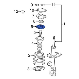 Toyota OE - Front Upper Coil Spring Insulator
