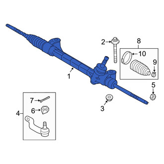 Toyota OE - Rack and Pinion Assembly