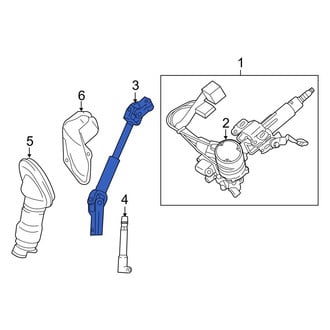 Toyota OE - Upper Steering Shaft