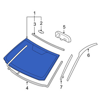 Toyota OE - Front Windshield