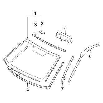 Toyota OE - Windshield - Glass (Gas)