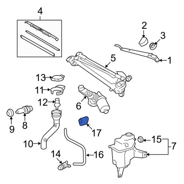 Windshield Washer Nozzle