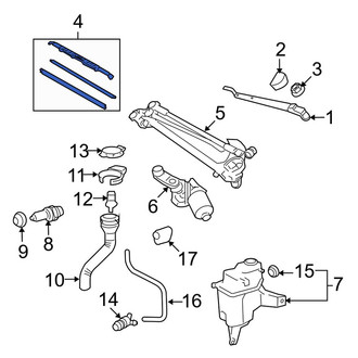 Toyota OE - Front Left Wiper Blade