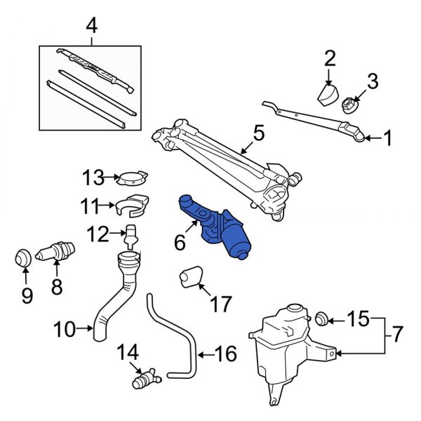 Windshield Wiper Motor