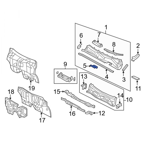 Cowl Cover Bracket