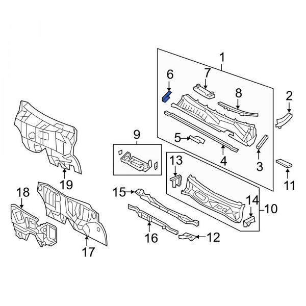 Cowl Cover Bracket