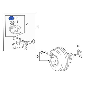 Toyota OE - Brake Master Cylinder Reservoir Cap