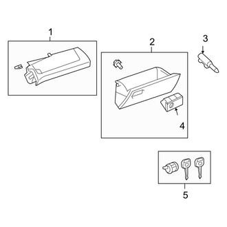 Toyota OE - Instrument Panel - Glove Box