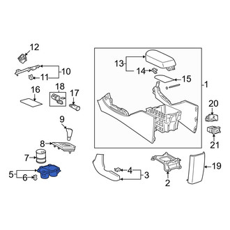 Toyota OE - Console Cup Holder