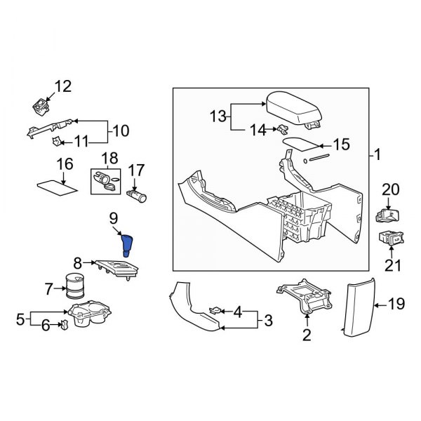 Automatic Transmission Shift Lever Knob