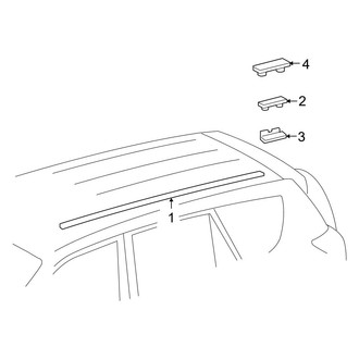 Toyota OE - Roof - Exterior Trim (Gas)
