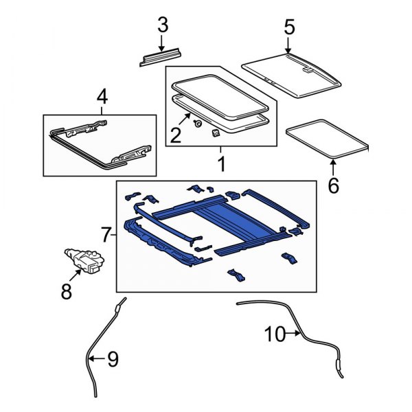 Sunroof Frame