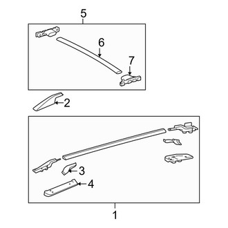 Toyota OE - Roof - Luggage Carrier (Gas)