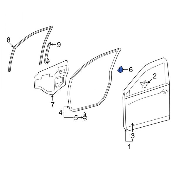 Door Seal Clip