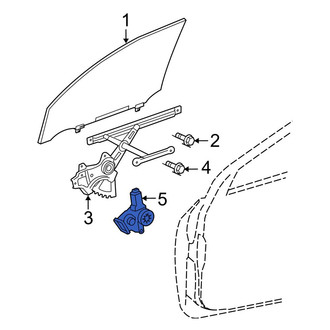 Toyota OE - Front Left Window Motor