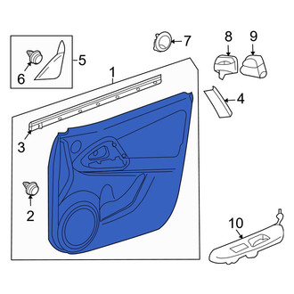 Toyota OE - Front Left Inner Door Interior Trim Panel