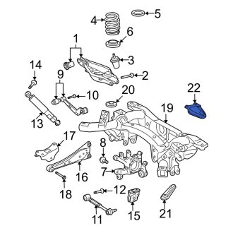 Toyota OE - Toyota RAV4 FWD 2008 Rear Suspension