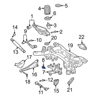 Toyota OE - Rear Axle Hub Mounting Bolt