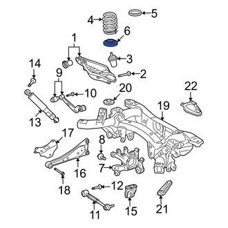 Toyota OE - Rear Lower Coil Spring Insulator
