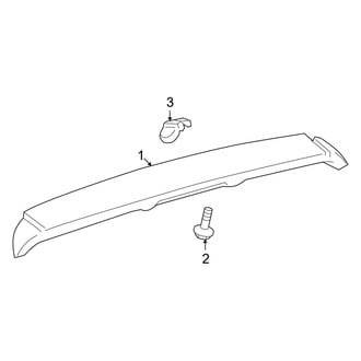 Toyota OE - Back Door - Spoiler