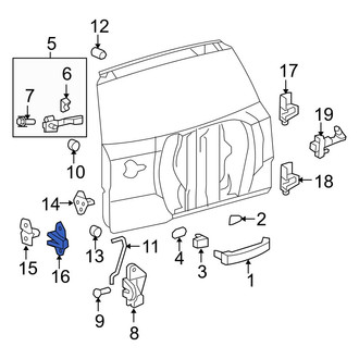 Toyota OE - Rear Door Stop