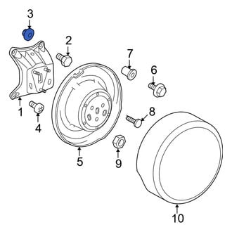 Toyota OE - Spare Tire Carrier Clip