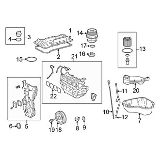 Toyota OE - Engine / Transaxle - Engine Parts (2.5L)