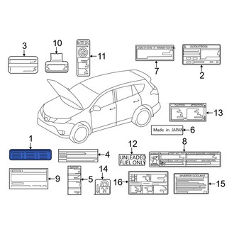 Toyota OE - Emission Label
