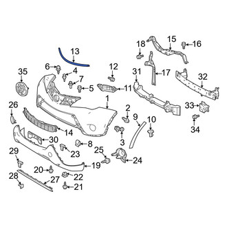 Toyota OE - Bumper Seal