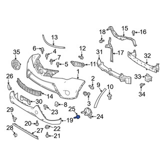 Toyota OE - Bumper Cover Retainer