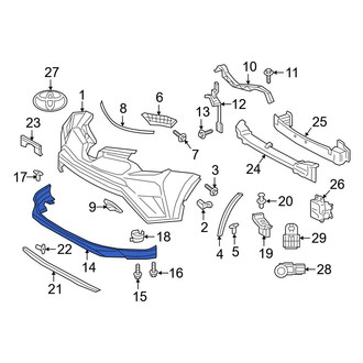 Toyota OE - Rear Valance Panel