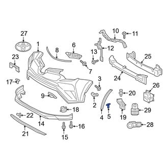 Toyota OE - Wheel Arch Molding Clip