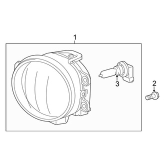 Toyota OE - Front Lamps - Fog Lamps (Japan Built), (FULL HYBRID EV-GAS (FHEV) / Gas)