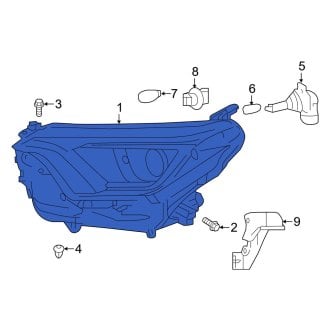 Toyota OE - Front Left Headlight