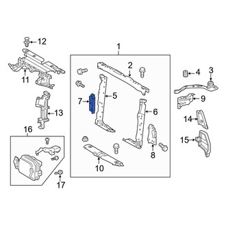 Toyota OE - Right Radiator Support Bracket
